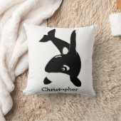 Killer Whale Design Personalised クッション (ブランケット)