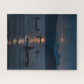 Killer Whales at Night - Orca Jigsaw Puzzle ジグソーパズル (横)