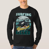 Killerwal Surf Ocean  Men's Boys Children's Orca Tシャツ (正面)