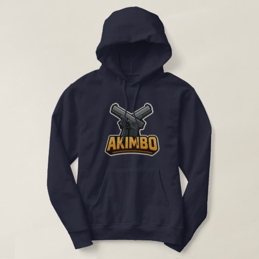 KILLIAN&CO AKIMBO PISTIOL HOODIE パーカ (デザイン正面)