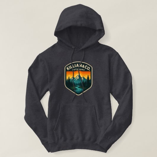 KILLIAN&CO. SUNSET LOGO HOODIE  パーカ (デザイン正面)