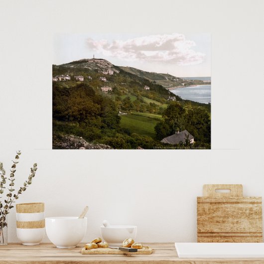 Killiney Hill & Dalkey, Co. Dublin c1905 ポスター (キッチン)