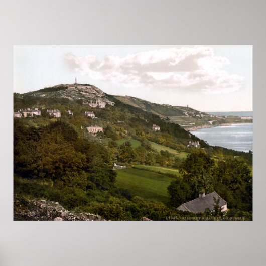 Killiney Hill & Dalkey, Co. Dublin c1905 ポスター (正面)