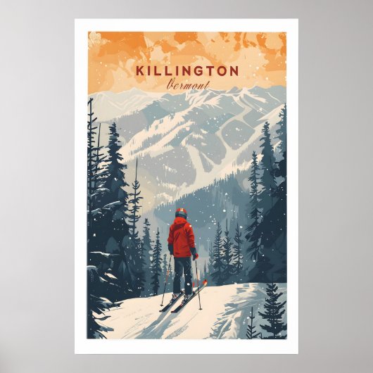 Killington Print Vermont 1 ポスター (正面)
