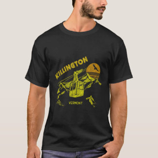 Killington Vermont Distressed Retro Skiing Tee  Tシャツ