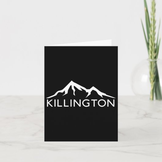 Killington Vermont Skiing Snowboard  カード (正面)