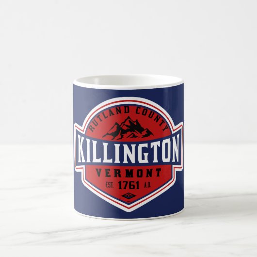 Killington VT Skiing  Mug コーヒーマグカップ (中央)