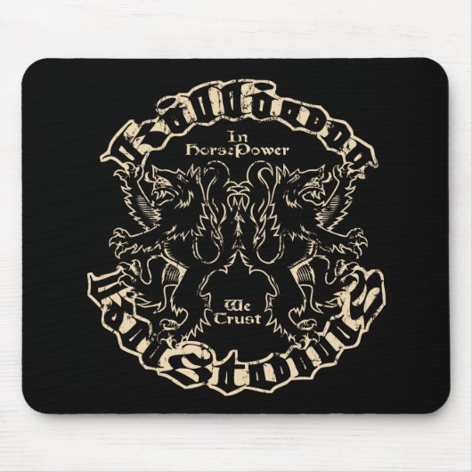 Killions Kustomsのウルフパックのマウスパッド マウスパッド (正面)