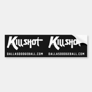 KILLSHOT Dodgeballのバンパーステッカー バンパーステッカー