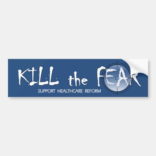 KILLTHEFEAR バンパーステッカー (正面)