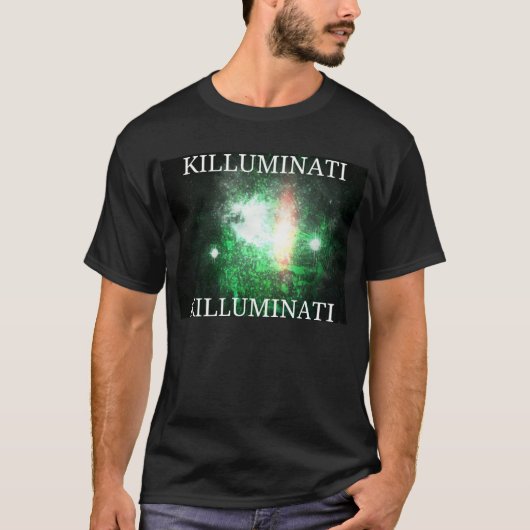 Killumitati黒と緑 Tシャツ (正面)