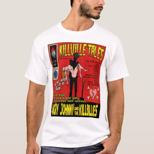 Killvilleの物語の漫画本カバー Tシャツ (正面)