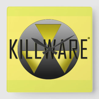 KillWare®の記録 スクエア壁時計