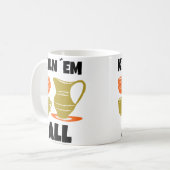 Kiln Em All 面白い陶芸 コーヒーマグカップ (正面左)