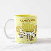Kilroyの天使のマグ ツートーンマグカップ (左)