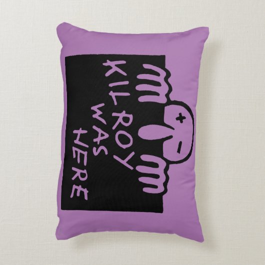 Kilroyはここにありました アクセントクッション (裏面(縦))