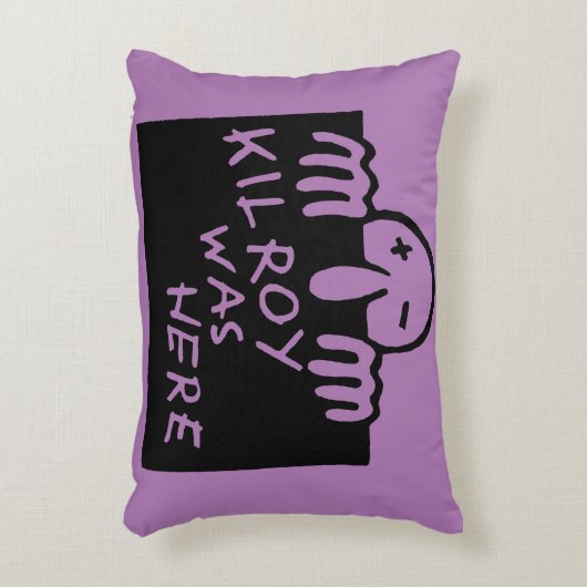 Kilroyはここにありました アクセントクッション (正面(垂直))