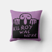Kilroyはここにありました クッション (裏面)