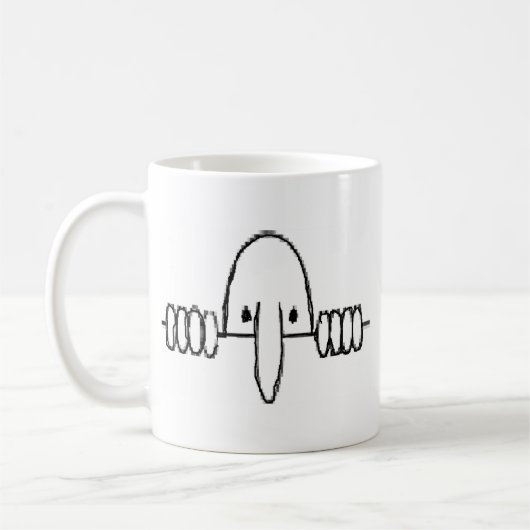 Kilroyはここにありました コーヒーマグカップ (左)