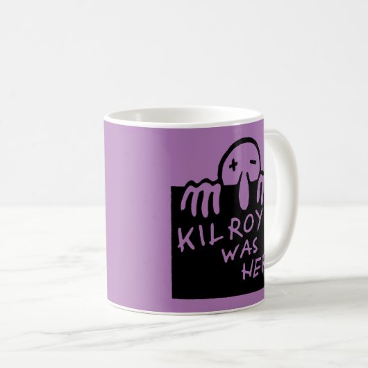 Kilroyはここにありました コーヒーマグカップ (正面右)