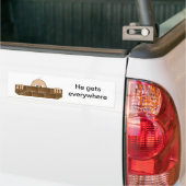 Kilroyはバンパーステッカーここにありました バンパーステッカー (トラック上)