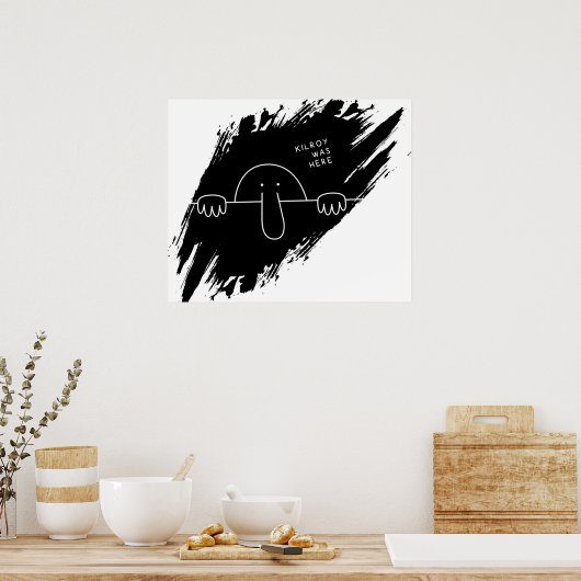 Kilroy Was Here ポスター (キッチン)