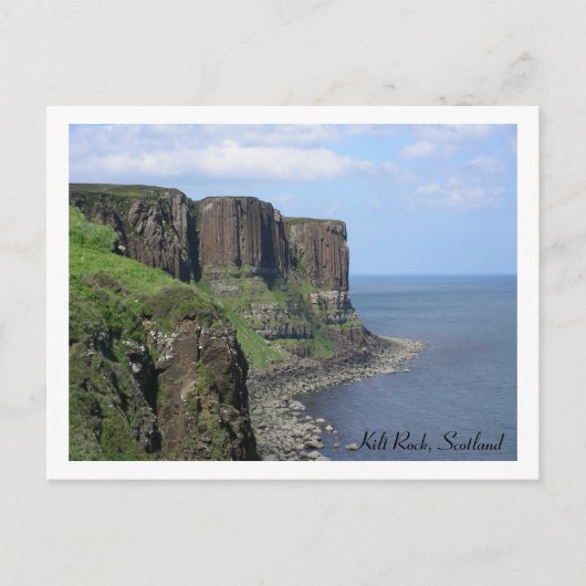 Kilt Rock，スコットランド ポストカード (正面)