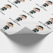 Kiltedのスコットランド人 ラッピングペーパー (角)