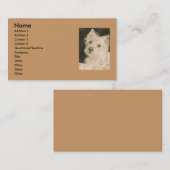 Kiltie西の高地テリア 名刺 (正面/裏面)