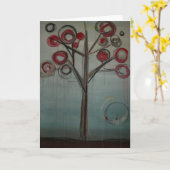 Kim Anderson Artによるファミリーツリーグリーティングカード カード (黄色い花)