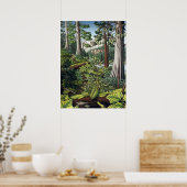 Kim Hunterによる絵画カナディアン・ランドスケーププリント ポスター (キッチン)