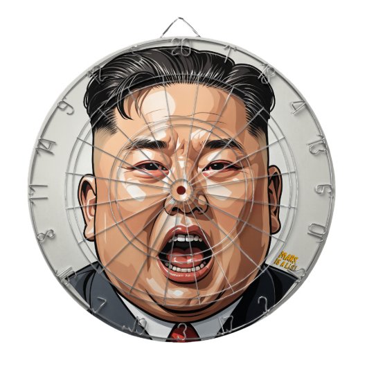 Kim Jong-Il Dartboard – Take Aim,Make Your Point ! ダーツボード (正面)