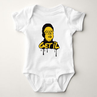 Kim Jong Il - Get's Il ベビーボディスーツ
