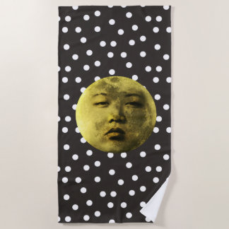 Kim Jong Moon Funny ビーチタオル