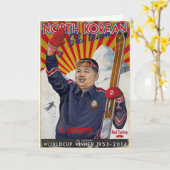 Kim Jong Un カード (黄色い花)