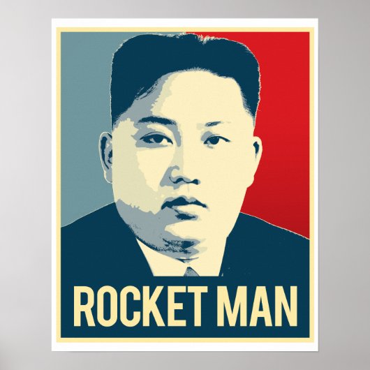 Kim Jong Un – ロケットマン – プロパガンダポスター – ポスター (正面)