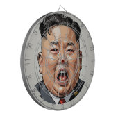 Kim Jong-Un Dartboard – Redart-ed ダーツボード (正面左)