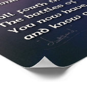 Kim McElroyによる感動的凡例 ポスター (角)