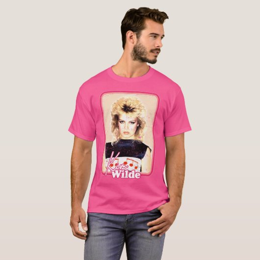 Kim Wilde 80Sエステティックファンアートデザイン(1) Tシャツ (正面フル)