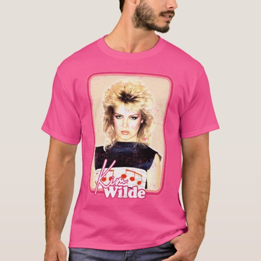Kim Wilde 80Sエステティックファンアートデザイン(1) Tシャツ (正面)