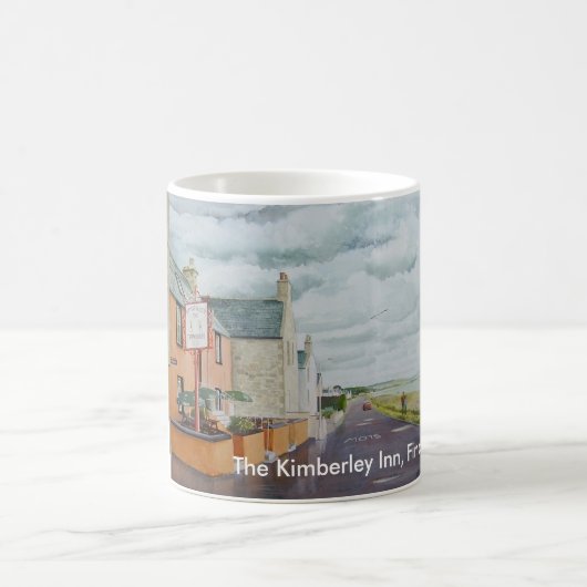 Kimberleyのイン、Findhorn. コーヒーマグカップ (中央)