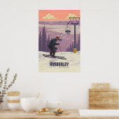 Kimberley Ski Resort Canada Travel Poster ポスター (キッチン)