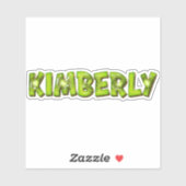 Kimberly Name Kiwi Design Aufkleber Sticker シール (シート)