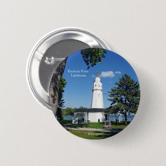 Kimberly Point Lighthouse button 缶バッジ (正面&裏面)