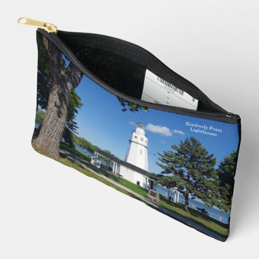 Kimberly Point Lighthouse zipper bag アクセサリーポーチ (見開き)