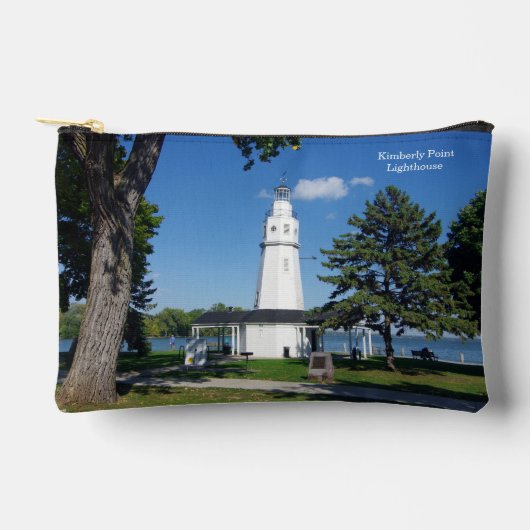 Kimberly Point Lighthouse zipper bag アクセサリーポーチ (正面)