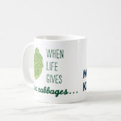 Kimchiを作って下さい! コーヒーマグカップ (正面左)