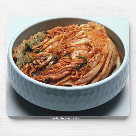 Kimchi (韓国のピクルス) マウスパッド (正面)