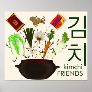 Kimchi Friendsポスター ポスター
