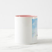 kimono japonais ツートーンマグカップ (中央)